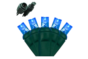 Commercial Grade - 5mm Coaxial Mini Lights - Blue