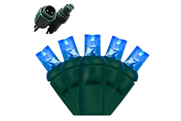 Commercial Grade - 5mm Coaxial Mini Lights - Blue