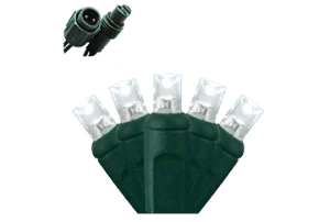 Commercial Grade - 5mm Coaxial Mini Lights - Pure White