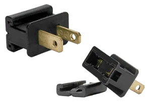 Commercial Grade  Male Plug - 100 pcs pack- Black