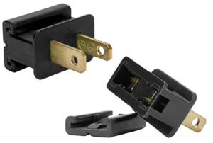 Commercial Grade  Male Plug - per piece - Black