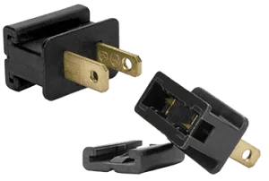 Commercial Grade  Male Plug - per piece - Black